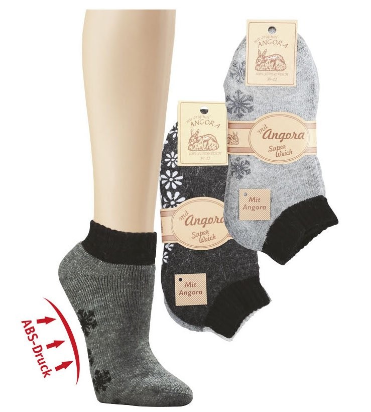 Kurzsocken mit Alpaka ( 2er Pack)