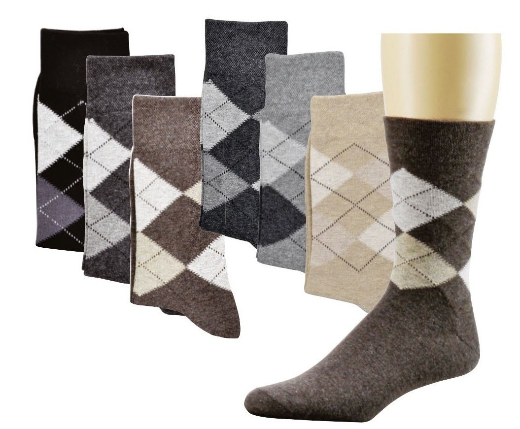 Herresocken "Karo" (3er Pack)