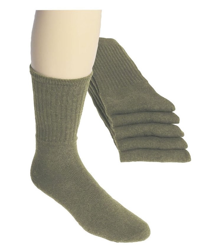 Tennissocken  olivgrün (5er Pack)