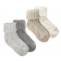 Umschlagsocken mit Alpakawolle (2er Pack)