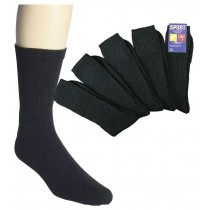 Tennissocken schwarz (5er Pack)