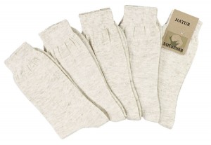 Socken mit Leinen (5er Pack)