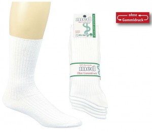 Arzt - Schwesternsocken 100% Baumwolle (5er Pack)